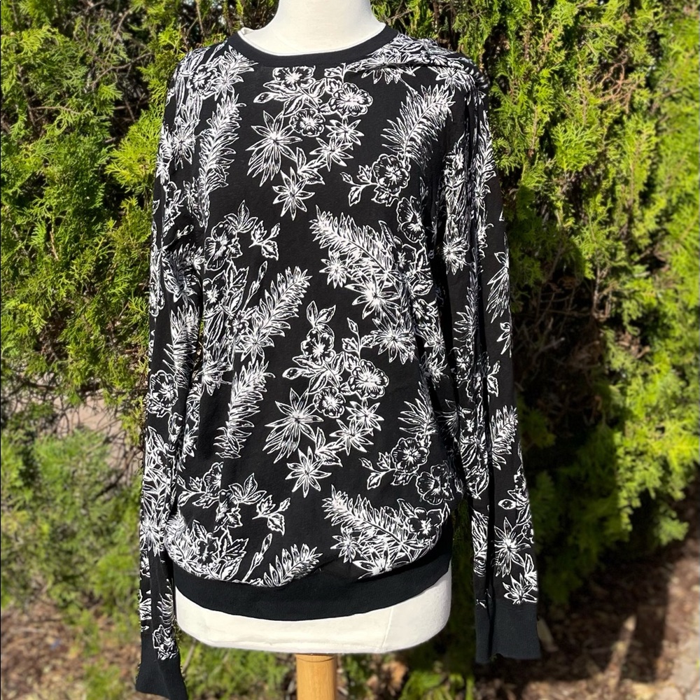 Scotch & Soda Floral Crew Neck Sweater